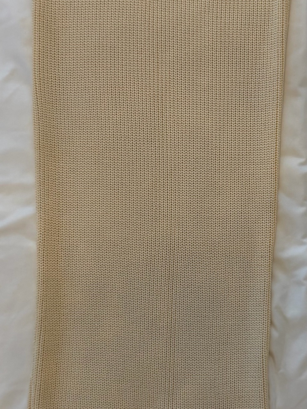 JLUXLABEL Cream Ribbed Maxi Skirt with Statement Belt - Picture 4 of 7